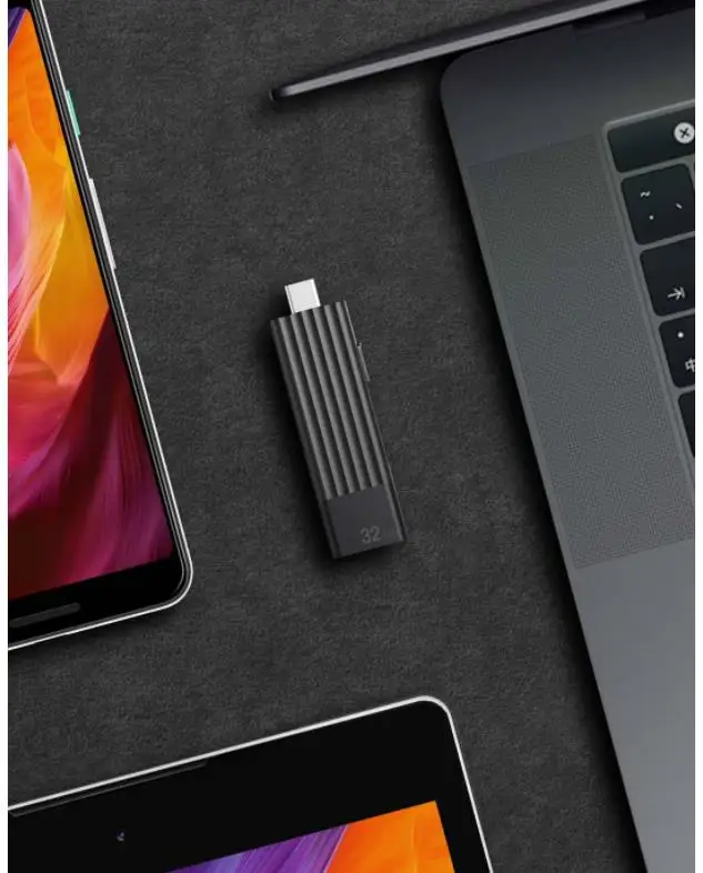 Xiaomi IQUNIX type-C двойной порт U диск type-C+ USB двойной интерфейс скорость до 220 м/с скользящий скрытый интерфейс