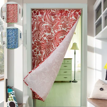 

American Printed Fitting Room Curtains Home Entrance Decor Door Curtains Fabric Kitchen Bathroom Door Curtains Privacy Curtain