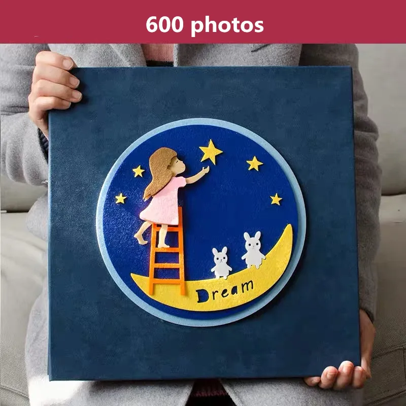 PA5 6 дюймов фотоальбом 600 фото страница тип детей семейный альбом творческий