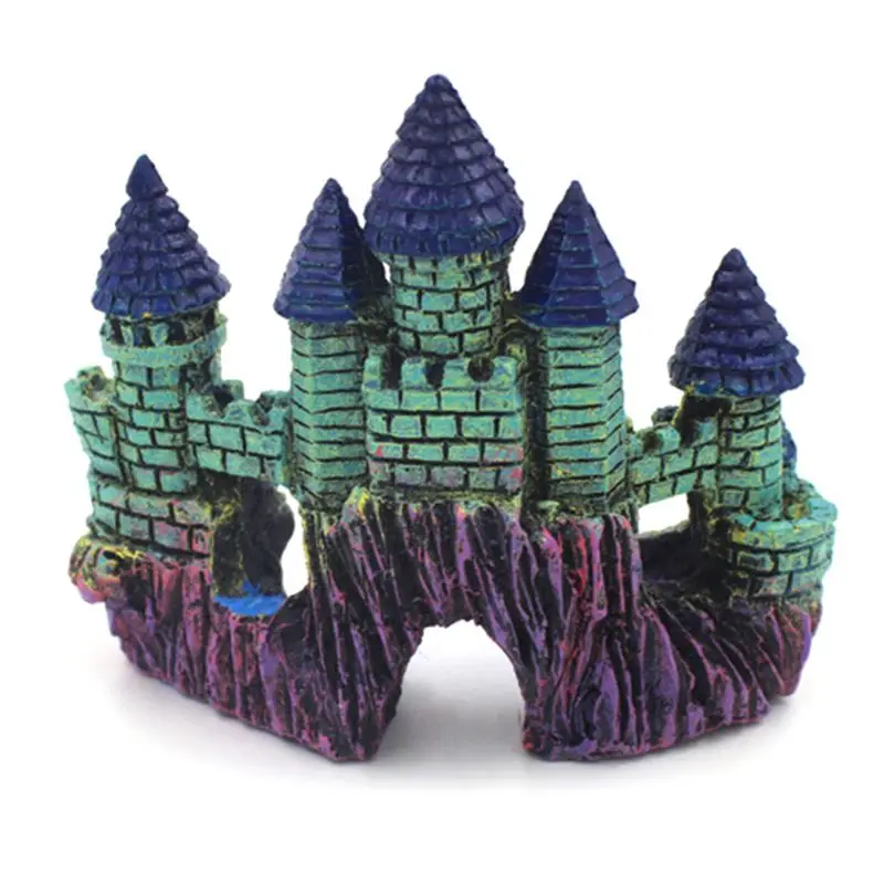 

Aquarium Dark Castle Aquarium Decor Ornament Simulation Fish Tank Decorations for aquarium