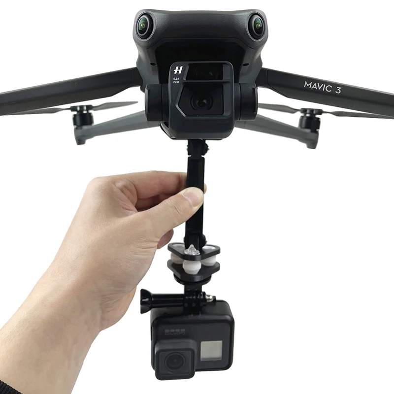 Supporto Di Espansione Superiore Per Drone DJI Flip – Adattatore Per Fotocamera Go3s, Con Vite 1/4", Montaggio A Ventosa Magnetica - 3