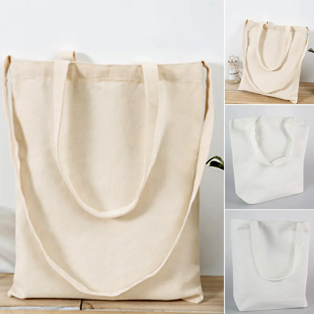 Одноцветная мужская женская сумка складной холщовый мешок большой емкости хозяйственная сумка прочная Экологичная модная домашняя Повседневная Студенческая высокопрочный