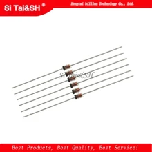 100 шт. 1 Вт диод DO-41 3V 3V3 3V6 3V9 4V3 4V7 5V1 5V6 6V2 6V8 7V5 8V2 9V1 10V 11 12 13V 15V 1N4733A 1N4742A 1N4728A