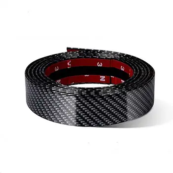 

Car Door Bumper Anti-collision Stickers 3D Carbon Fiber Rubber Protector Guard Stickers Universal Scratch Protection Strip HOT