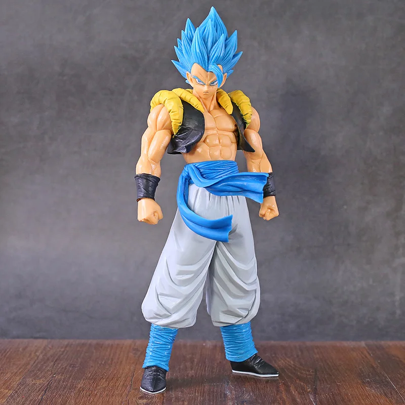 Драконий жемчуг Супер Saiyan Gogeta окрашенная фигура голубые волосы фигурка Коллекционная модель игрушки куклы подарок