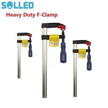 

Heavy Duty F-Clamp Bar Clip Clamp For Woodworking High Strength Wood Clamping Carpenter DIY Hand Tool 3 Sizes Hardware F Clamps