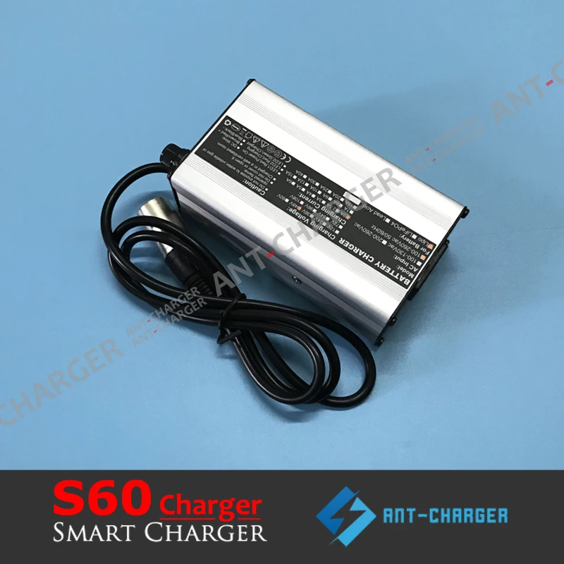 Sealed 10.95V 3A Smart Charger for 9V9.6V 3s 3V3.2V LiFePO4 Battery Pack Aluminum Alloy Shell 100-240Vac Input (4)