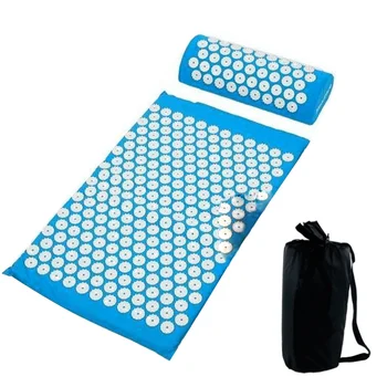 

Lotus Acupucture Mat Pad Set Acupressure Massage Cushion Pillow for Home Yoga Health99