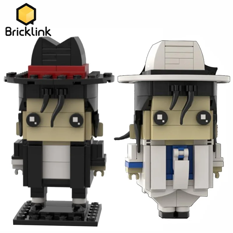 Bricklink Ideas Figures Music Superstar Michael Jackson Brickheadz Building Blocks Giocattoli Per Regalo Per Bambini