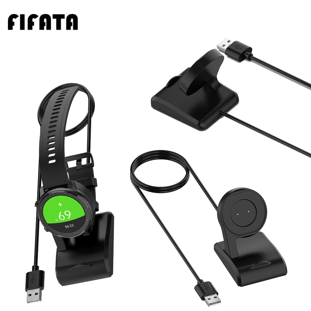 

FIFATA USB Magnetic Fast Charger Vertical Charger Dock For Xiaomi Huami Amazfit T-Rex/GTS/GTR 42MM/GTR 47MM Smart Watch Charger