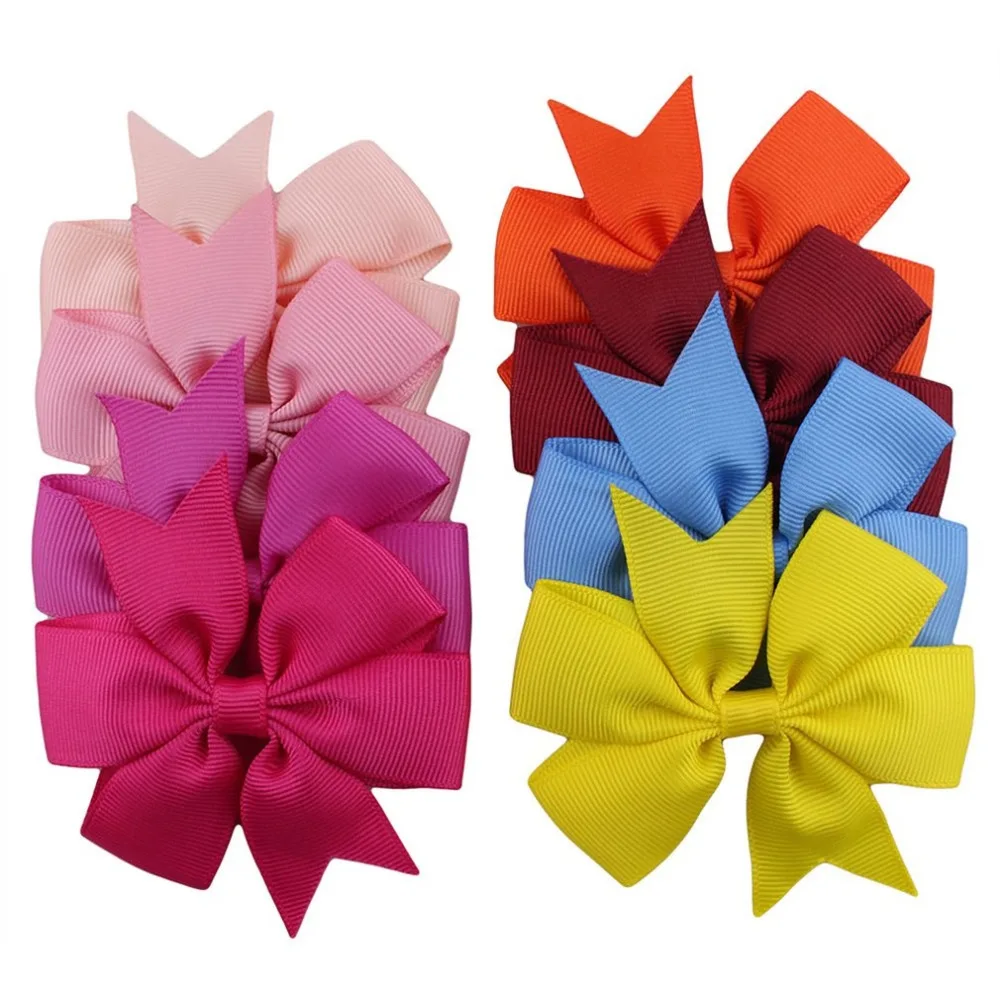 10pcs Children Ribbed Bowknot Girls Ribbon Hairpins Hair clips Colorful Barrettes Kids Bow Knot Headwear V 1 10pcs Children Ribbed Bowknot Girls Ribbon Hairpins Hair clips Colorful Barrettes Kids Bow Knot Headwear V 4