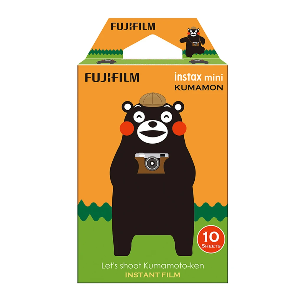 10-60 листов Fujifilm Instax Mini 8 9 Кумамото медведь пленка для Instax Mini 7 8 9 50s 7s 90 25 поделиться SP-1 SP-2 фотокамер моментальной печати