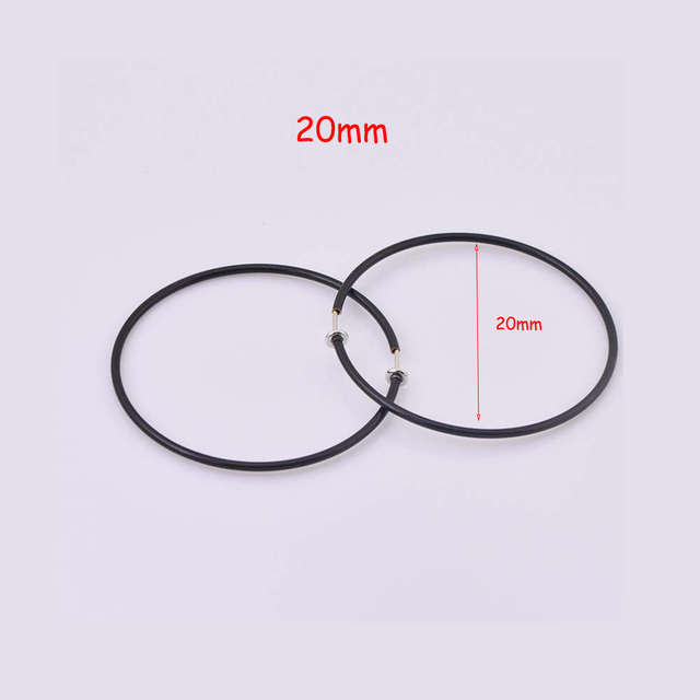 Diameter 2/4/6cm Ear Clips Rings Punk Women Non-Pierced Hoop Earrings Houndstooth Goth Fake Clip-On Circle Earrings Jewelry