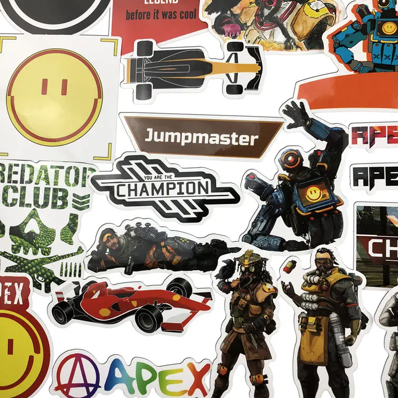 68 шт. APEX Legends игра мультфильм наклейка s кукла девочка Наклейка для детей Дорожный Чехол велосипед ноутбук ребенок аниме наклейка s