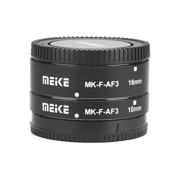 

Meike MK-F-AF3 Metal Macro Lens Adapter Ring Extension Tube 10mm+16mm for Fuji X-T20 XT2 X-T10 XT3 XT100 X-H1 X-A5 X-PRO2 X-A1