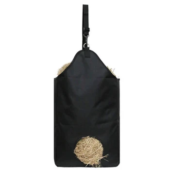 

Horse Feeding Hay Bag Solid Panel With Metal Rings 600D Oxford Cloth Storage Bag Excellent Workmanship Long Service Life