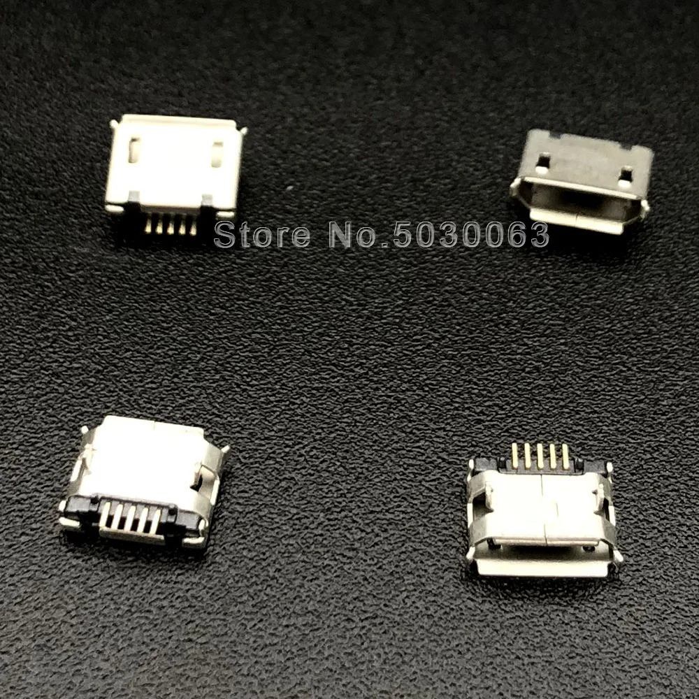 База для гнездовых разъемов MICRO USB MK5P 50 шт./лот 5 9 мм с закатанным краем со сварным