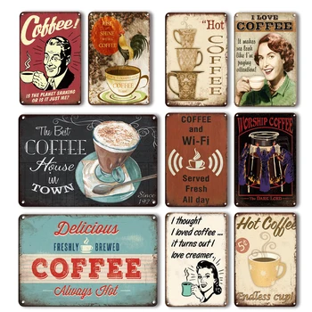 Vintage Metal Tin Signs