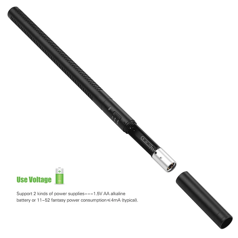 MAMEN KM-M380 Video Interview Microphone with Foam