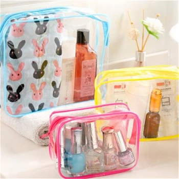 

PVC Transparent Clear Zipper Women Cosmetic Bag Multifunctional Make Up Organizer Storage Pouch Toiletry Travel Wash Make Up Bag
