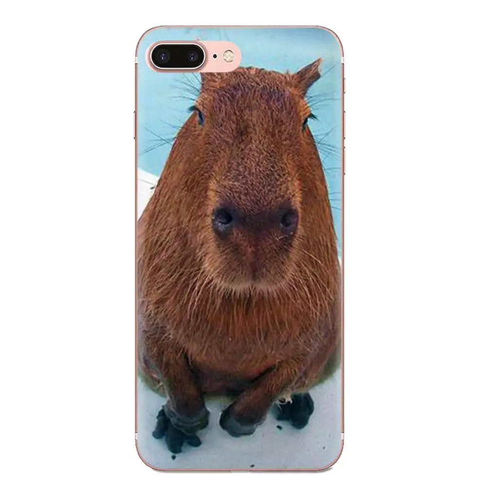 Мягкий силиконовый чехол для samsung Galaxy Note 5 8 9 S3 S4 S5 S6 S7 S8 S9 S10 5G mini Edge Plus Lite Capybara Animal - Цвет: as picture