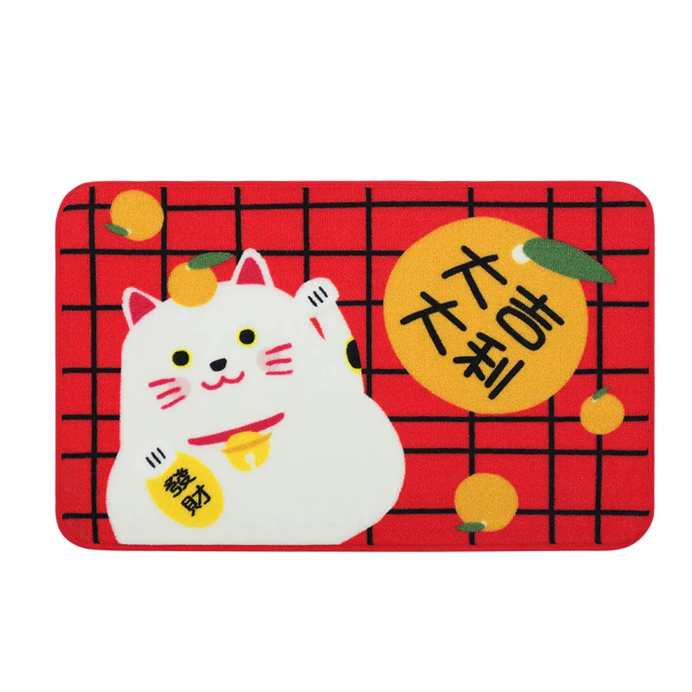 Коврик Fortune Cat, Экологичный коврик для ванной комнаты, нейлоновый коврик для кухни, спальни, гостиной, украшения для дома