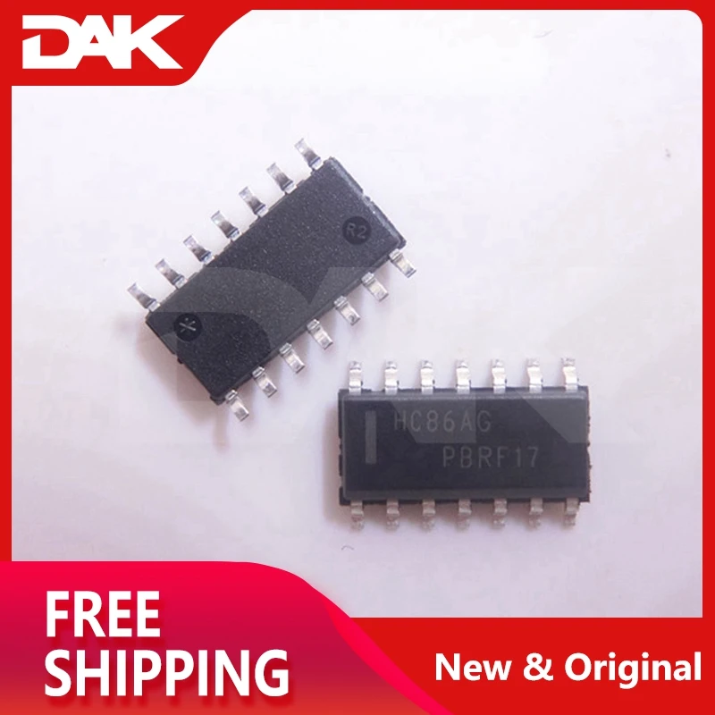 2 шт. MC74HC86ADR2G Quad 2−вход эксклюзивный или ворота высокопроизводительный силиконо-ворота CMOS IC чип SOP 14