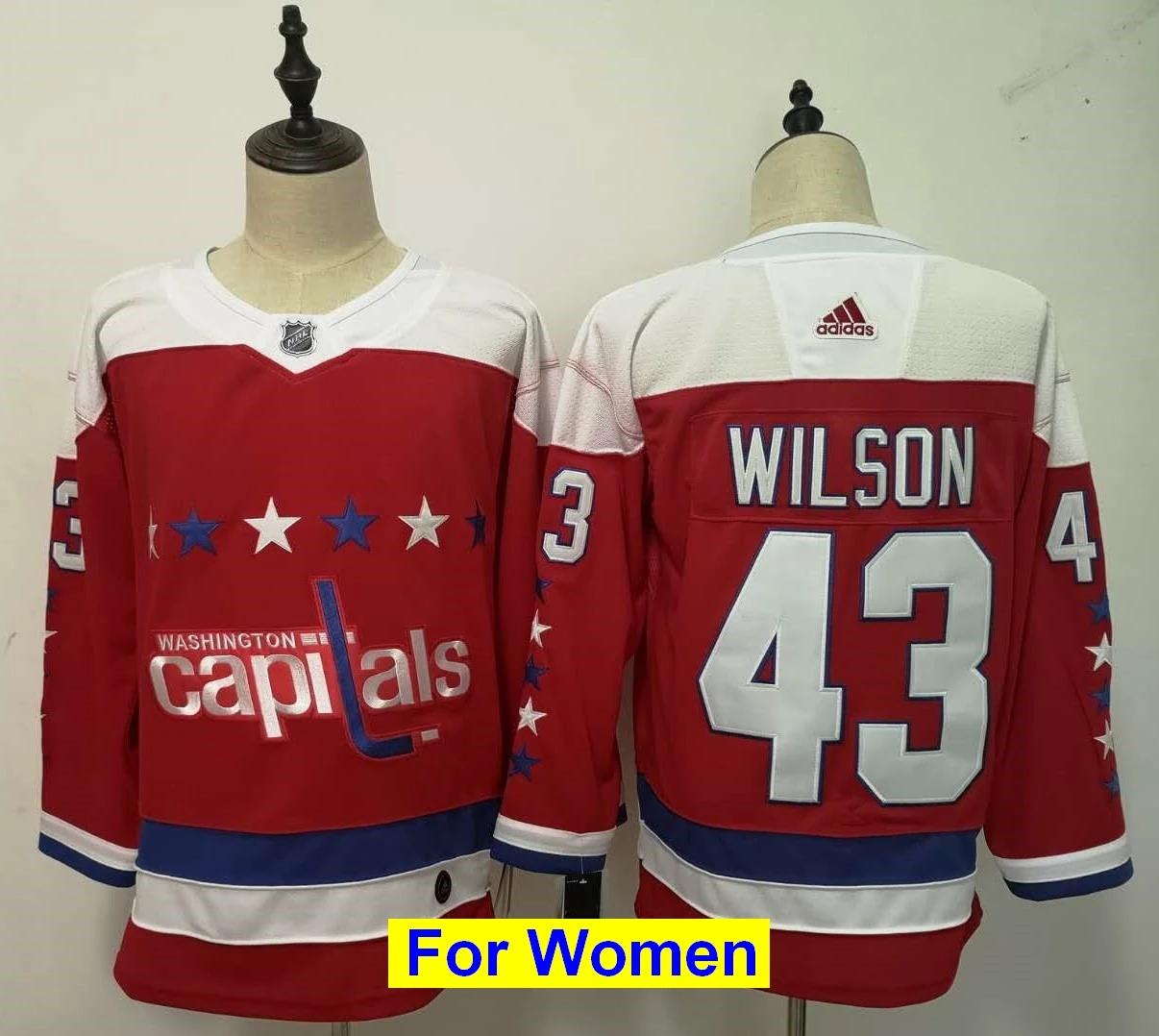 Все прошитой Для женщин Washington TJ Oshie Александра Овечкина Tom Holtby Nicklas Backstrom Braden Евгений Кузнецова Майки - Цвет: as photo
