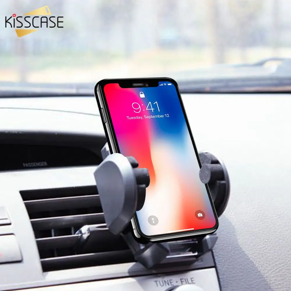 Автомобильный держатель для телефона KISSCASE на присоске с креплением 360 градусов