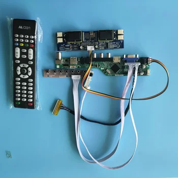 

for LM201WE3-TLF5 Controller Board VGA kit 30pin Digital Signal 1680X1050 20.1" Resolution TV HDMI LCD VGA AV 4 lamps
