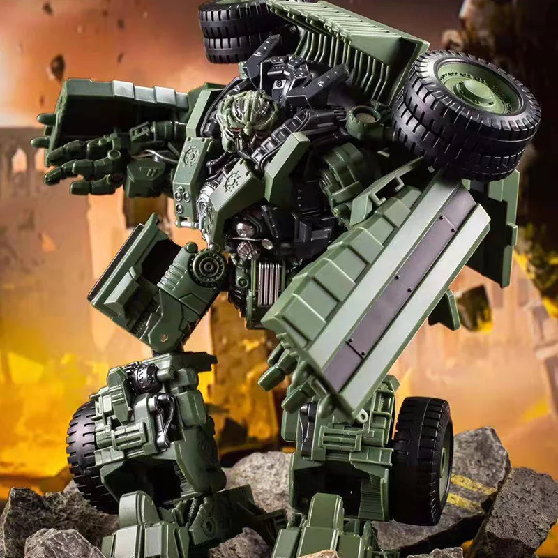 

Ao yi SS Hercules Roaring Transformation Toy Jingang Violent Bulldozer Engineering Vehicle Film Version Heavy Duty Rolling Car