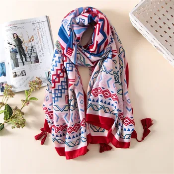 

New style Chinese quality Silk Spring and Autumn Women fashion scarf ladies Beach silk Headscarf beautiful Classic print Shawl