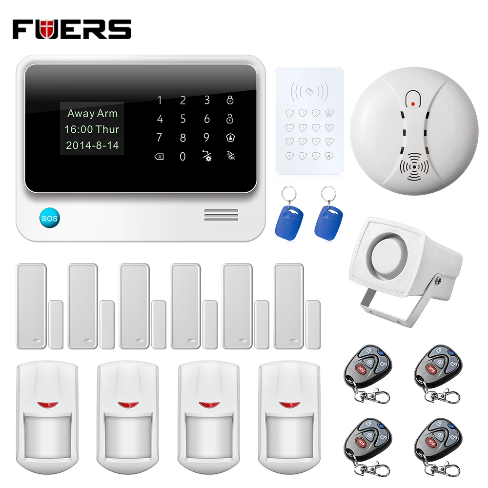 FUERS G90B-Plus WIFI GSM 2G сигнализация Домашняя безопасность детектор движения