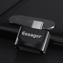 ESSAGER usb type C OTG адаптер USBC type-c конвертер для huawei mate 30 P30 samsung S10 Note 10Pro Xiaomi Mi разъем 8 USB-C