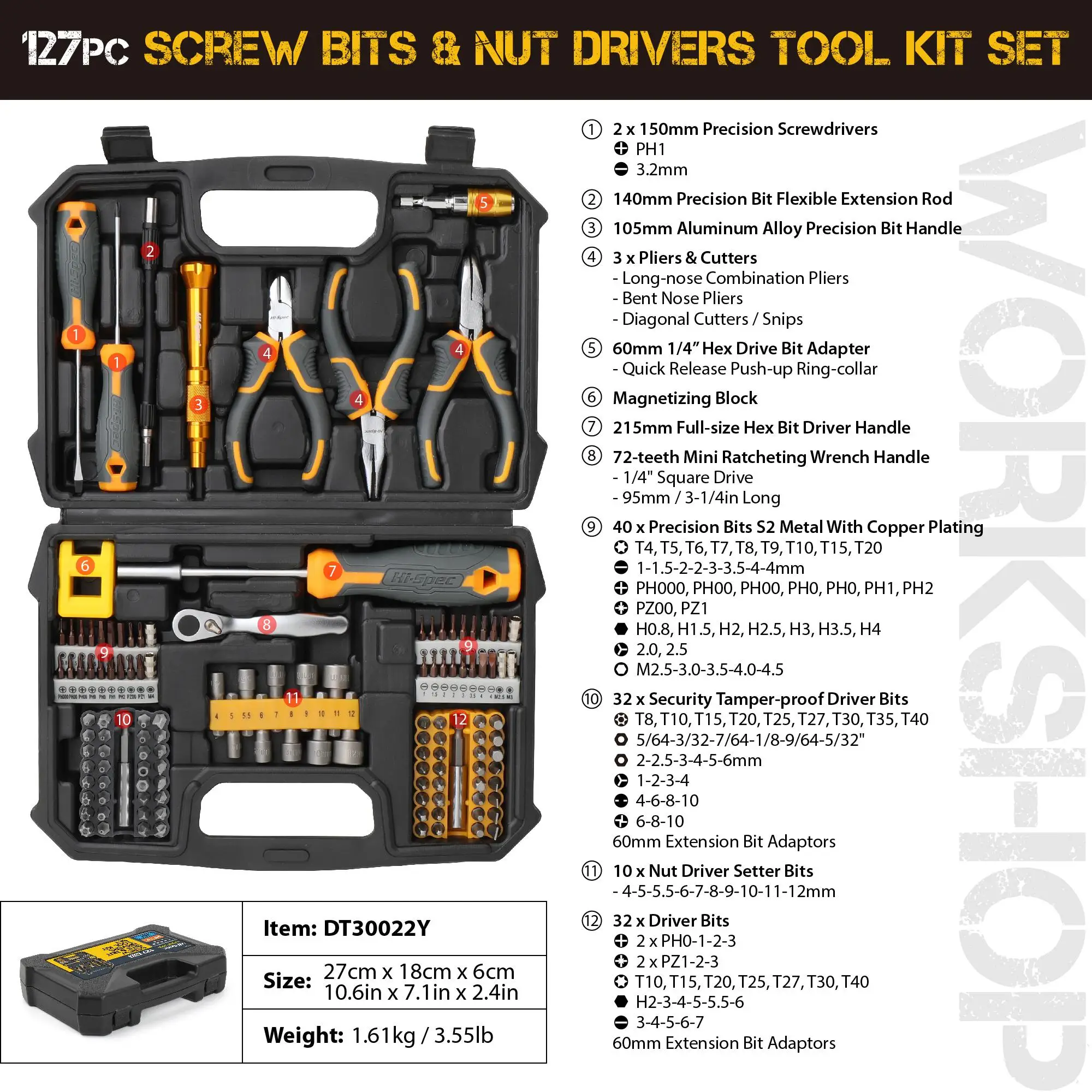 ENSEMBLE D'OUTILS GARANTIS POUR MÉCANICIEN AUTOMOBILE