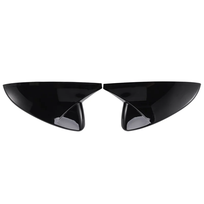 2pcs Rearview Mirror Stripe Cover Trim Side Wing Mirror Caps Replacement For Leon Mk3 5F ST FR Cupra 2013 2014 2015 2016 2017 2018 2019(Carbon Fiber Style
