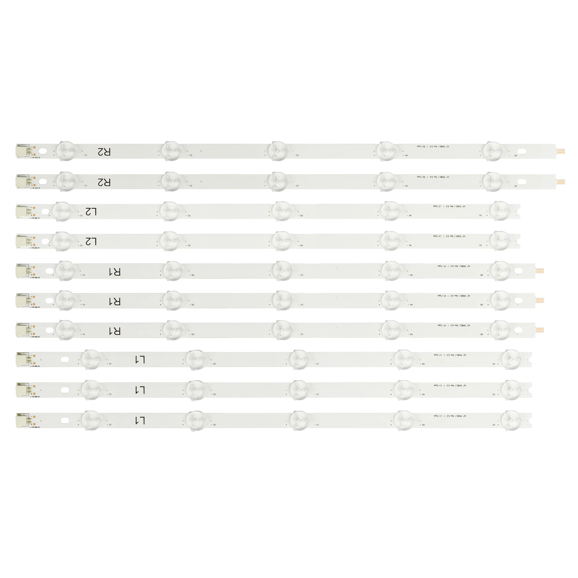 Tira de LED para iluminación trasera BAR para LG TV de 42 pulgadas 6916L-1338A 6916L-1339A 6916L-1340A 6916L-1341A 42LN578V 42LN575V 42LN5710 42LN540V