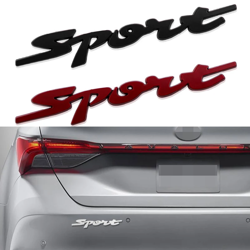 

1pcs Sport Alloy Emblem Car Boot Trunk Fender Badge Auto Styling Part Decoration Universal Sticker 086 Car Accessories Car Goods