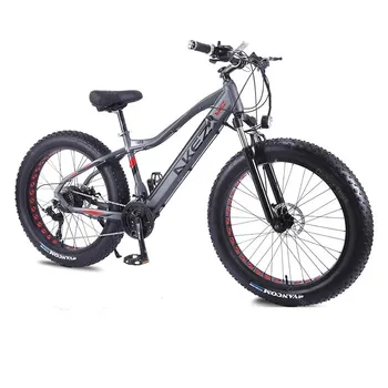 Bicicletta da montagna elettrica 48V 350W Biciclette elettriche a due ruote 26 pollici Fat Ebike 4.0 Pneumatico da neve Bici da neve elettrica da spiaggia per adulti