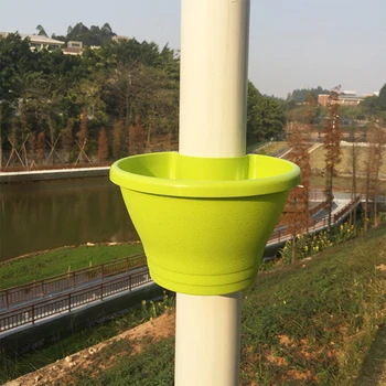 

Gutter Downspout Flowerpot Holder Plant Hanger Flower Basket Balcony Garden Planter Nursery Pots Garden Supplies