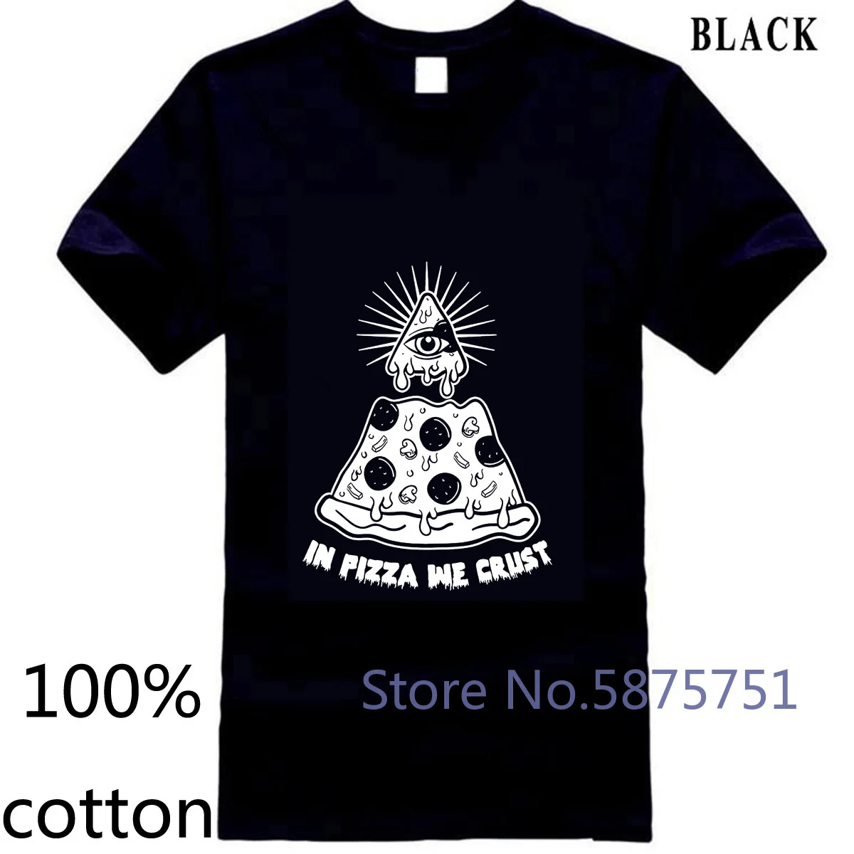 Мертвых поколения в пиццы мы коры скрытую Иллюминаты Apparel By Луна культ печатающей