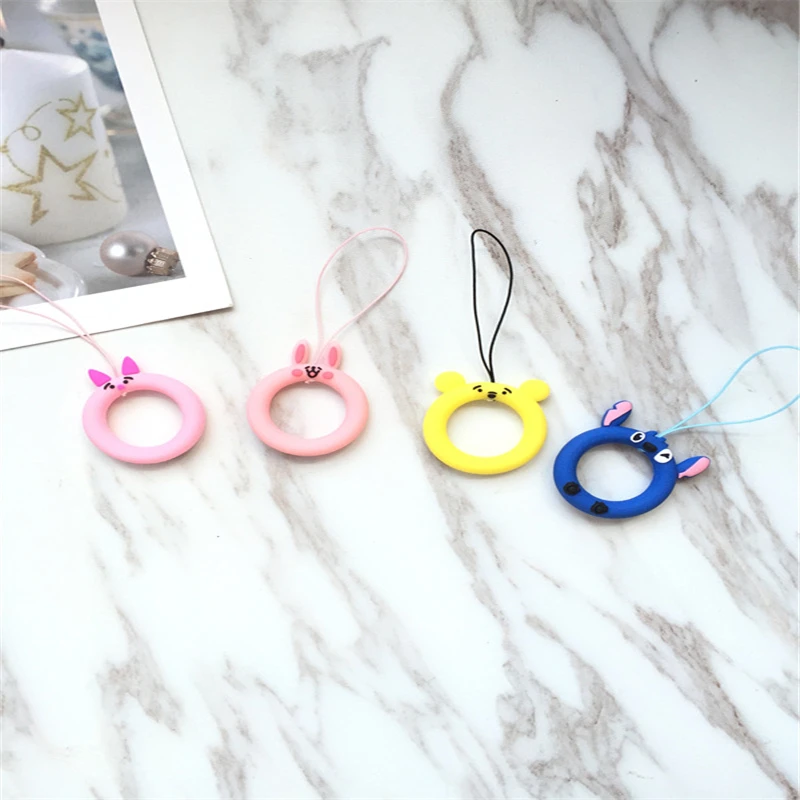 Мультфильм niedliche baren собрать удобный шнурок schlussel кольцо lanyard anhanger Универсальное кольцо seil fur alle handys