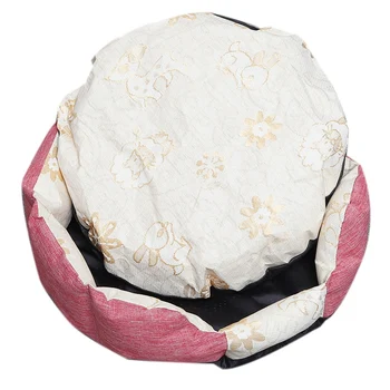 

Ice Silk Mats Octagonal Nest Summer Nest Removable and Washable Mat Ice Vine Cat Litter Kennel