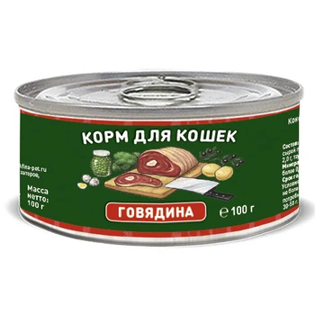 

Solid Natura holistic beef for cats 0,1 kg * 12 PCs
