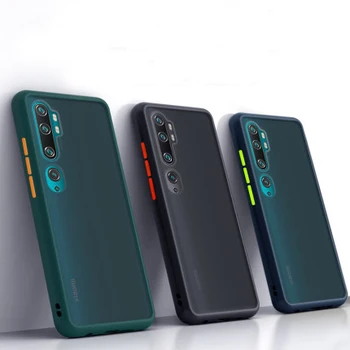 

For Xiaomi Mi Note 10 Lite Case Hard Transparent Matte shockproof Protective Back Cover case for xiaomi mi note10 lite 10lite