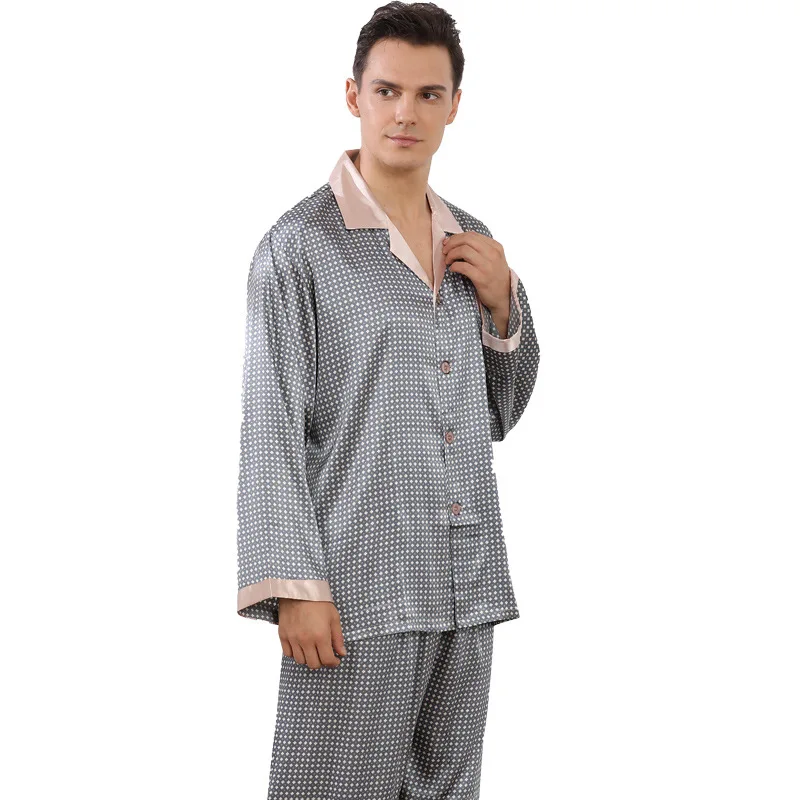 

Пижама мужская клетчатая, в винтажном стиле, размера плюс, 3XL, 2 шт.