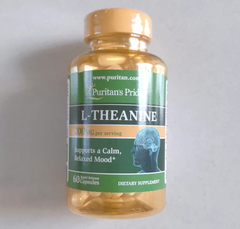 L-THEANINE200 mg на обслуживание поддерживает спокойное, расслабляющее настроение 60 шт