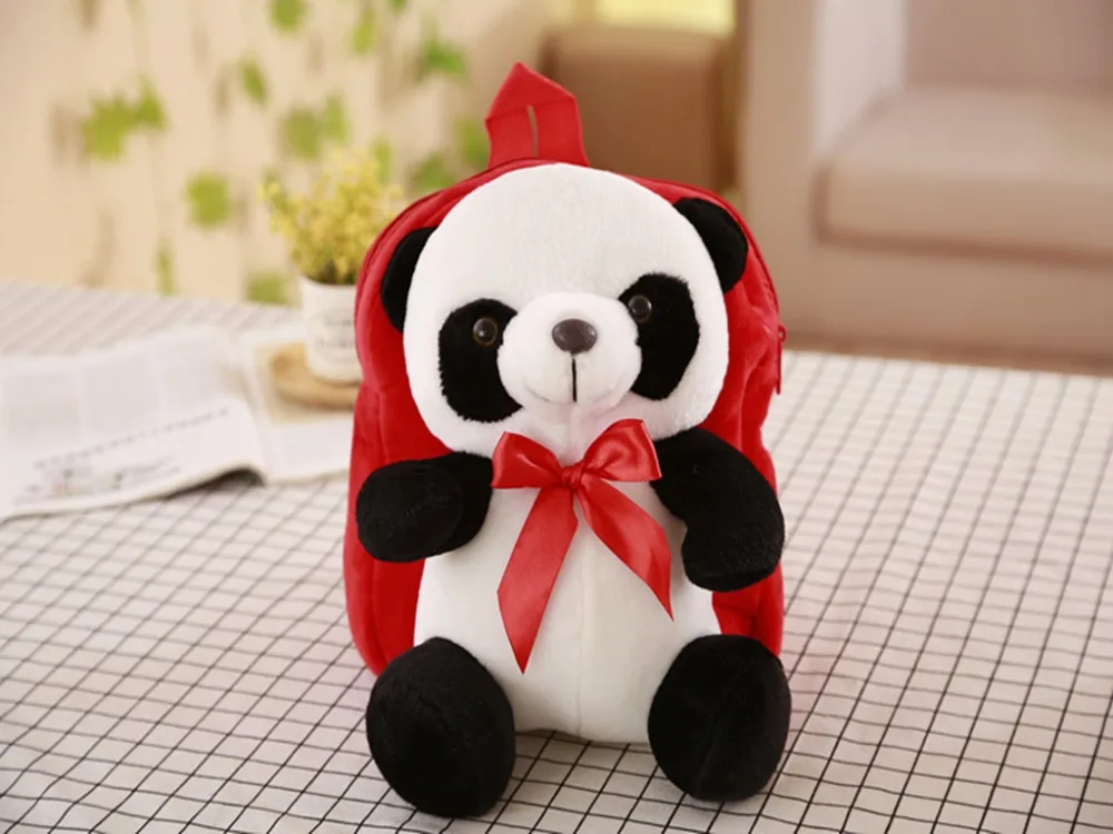 30 см Kawaii плюшевый рюкзак детский школьный рюкзак панда плюшевая сумка Мягкая панда игрушка подарок на день рождения для детей Новое поступление