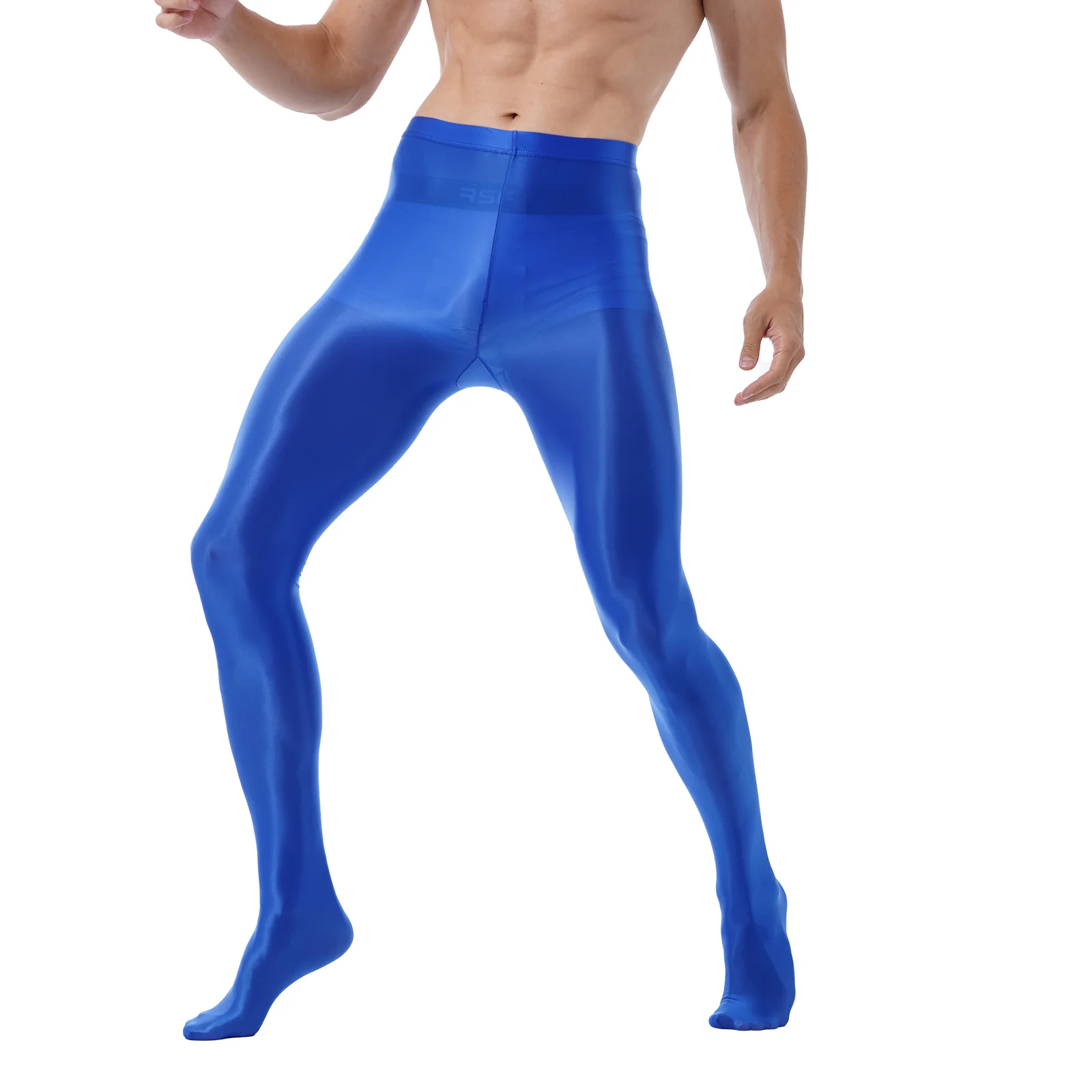Fashion Pants Men Sheath Glossy 