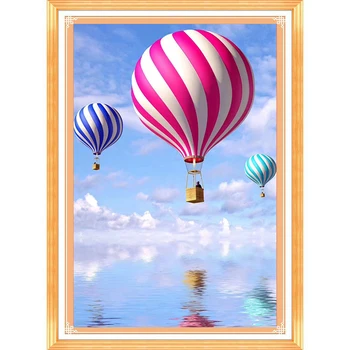 

LaoJieYuan DIY diamond embroidery crystal hot air balloon diamond painting Cross Stitch full square Rhinestone mosaic decoration